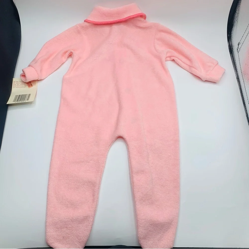 Vintage 1986 Campbell Kids by Carter's TerryCloth Footie Pajamas Small to 11lbs